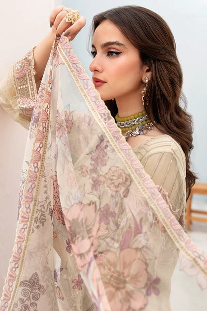 A-701 - Fully Stitched 3PC - Chevron Vol-07 Embroidered Chiffon Collection by Ramsha