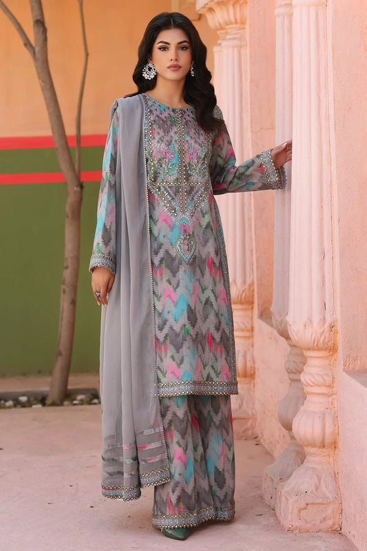 AG4-03  -  Fully Stitched 3PC - Aghaz-e-Nou Sequins Embroidered Lawn Collection by Charizma