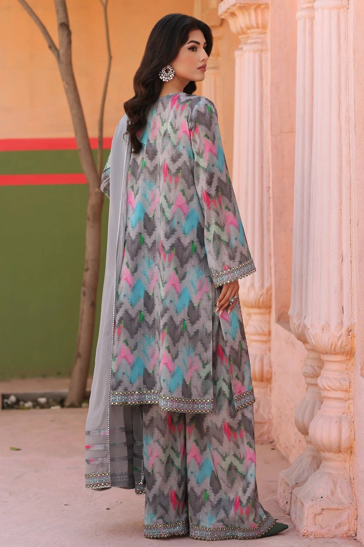 AG4-03  -  Fully Stitched 3PC - Aghaz-e-Nou Sequins Embroidered Lawn Collection by Charizma