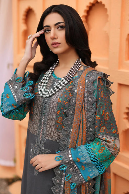 AG4-08  -  Fully Stitched 3PC - Aghaz-e-Nou Sequins Embroidered Lawn Collection by Charizma