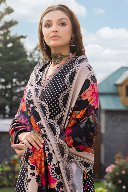 ANW4-01 - Fully Stitched 3PC - Printed & Embroidered Staple (Linen) Collection - ANIQ by Charizma