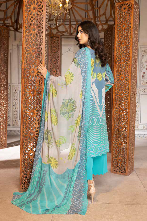 CC23-21 - Fully Stitched 3PC - Combinations Vol-02 Printed & Embroidered Lawn Collection by Charizma