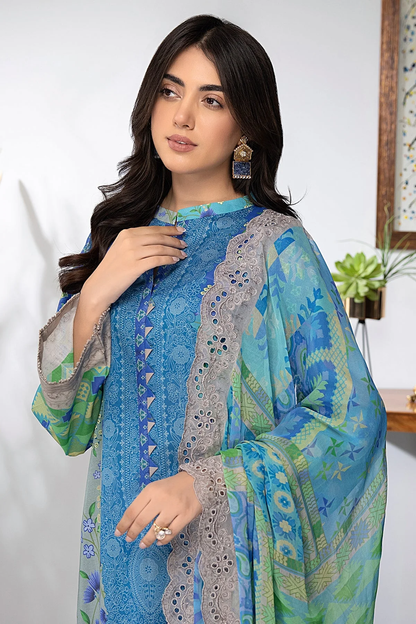 CCH4-01 -  Fully Stitched 3PC - Embroidered Lawn Collection - Combinations Festive Edition by Charizma