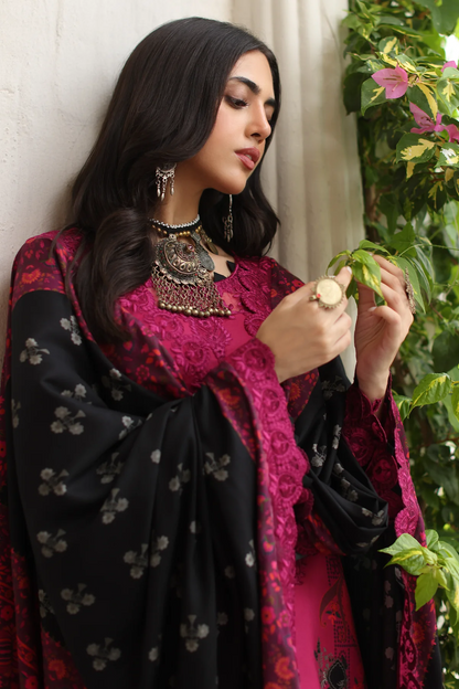 CCW4-11 - Fully Stitched 3PC - Printed & Embroidered Staple (Linen) Shawl Collection - COMBINATION VOL-II by Charizma