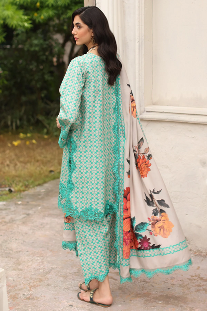 CCW4-18 - Fully Stitched 3PC - Printed & Embroidered Staple (Linen) Shawl Collection - COMBINATION VOL-II by Charizma