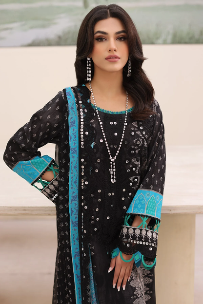 CN4-02 - Fully Stitched 3PC - NARANJI Printed & Embroidered Lawn Collection by Charizma