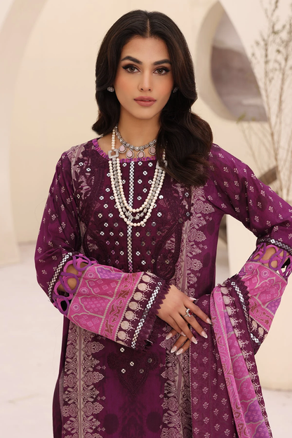 CN4-03 - Fully Stitched 3PC - NARANJI Printed & Embroidered Lawn Collection by Charizma