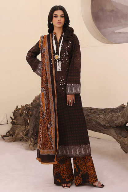 CN4-04 - Fully Stitched 3PC - NARANJI Printed & Embroidered Lawn Collection by Charizma