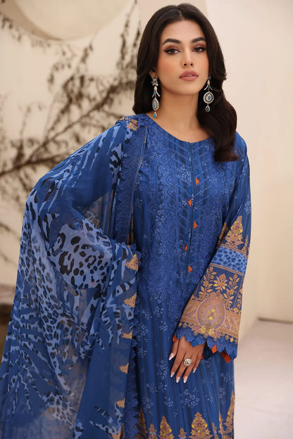 CN4-05 - Fully Stitched 3PC - NARANJI Printed & Embroidered Lawn Collection by Charizma