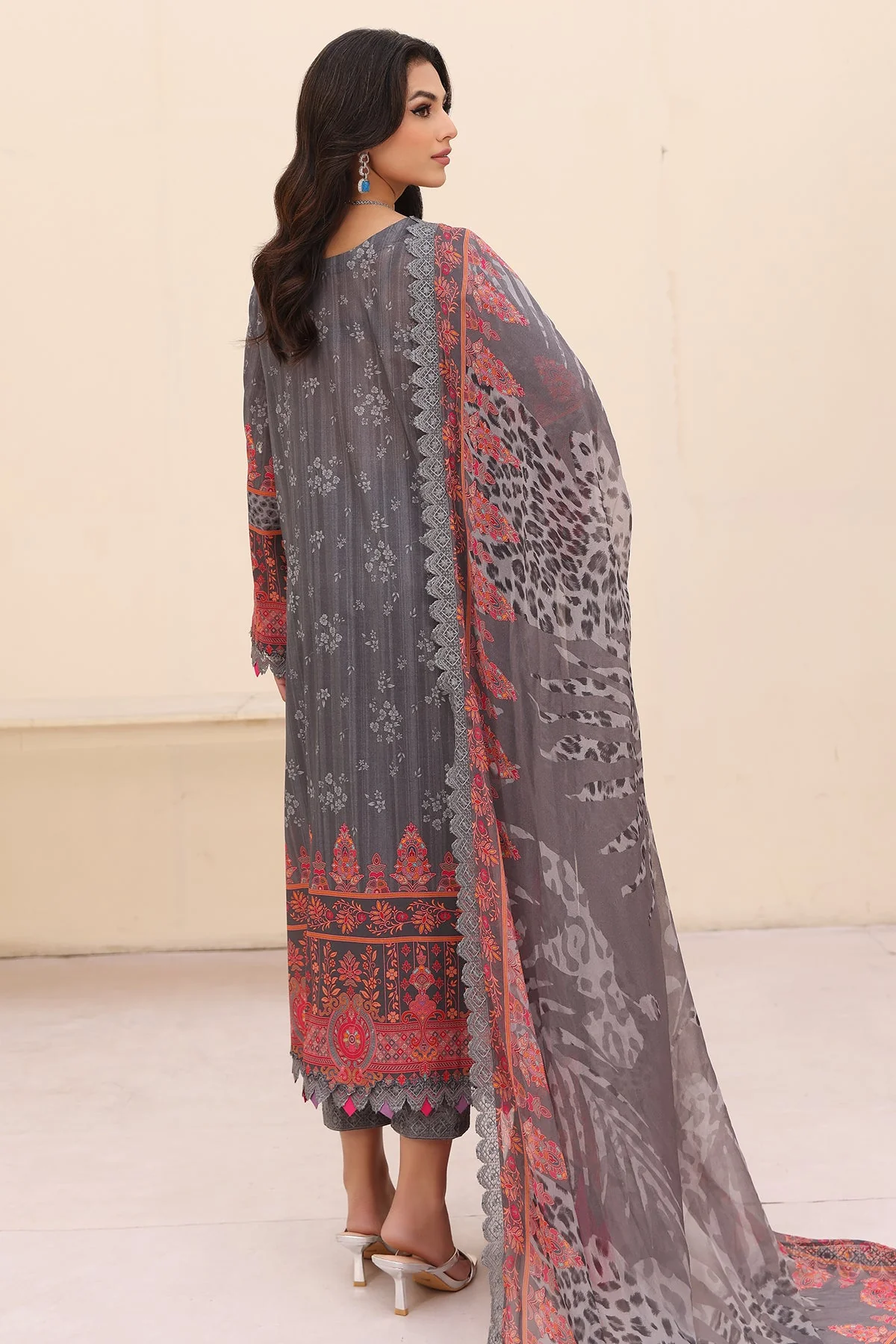 CN4-06 - Fully Stitched 3PC - NARANJI Printed & Embroidered Lawn Collection by Charizma