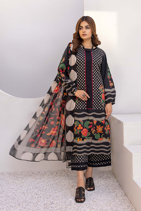 CPM23-47 - Readymade 3PC Digital Printed Lawn Collection by Charizma (Pret)