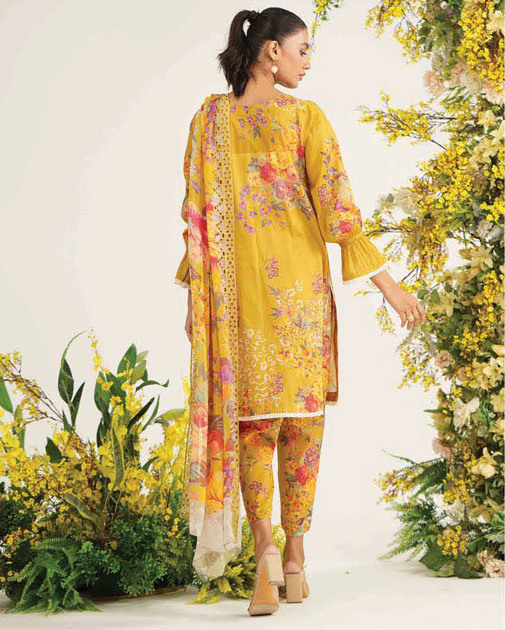 CRB-31 - Fully Stitched 3PC - Rang-e-Bahar Vol-03 Printed & Embroidered Lawn Collection by Charizma