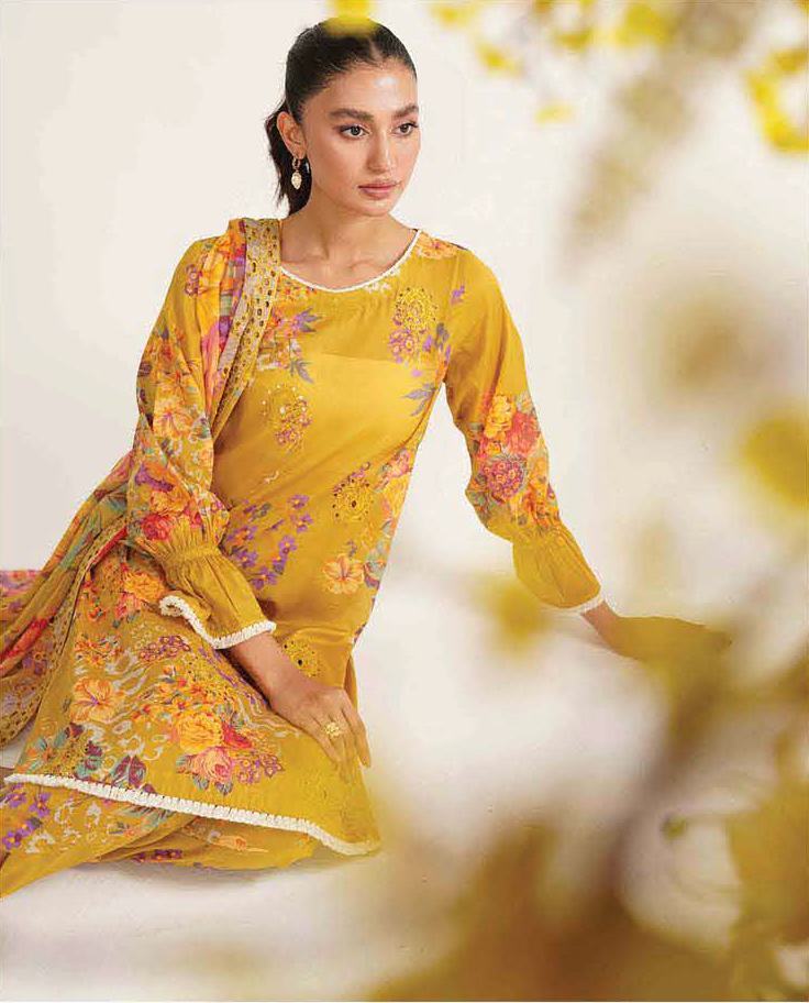 CRB-31 - Fully Stitched 3PC - Rang-e-Bahar Vol-03 Printed & Embroidered Lawn Collection by Charizma