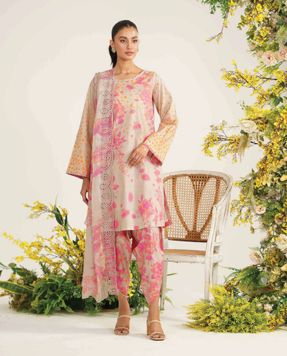 CRB-35 - Fully Stitched 3PC - Rang-e-Bahar Vol-03 Printed & Embroidered Lawn Collection by Charizma