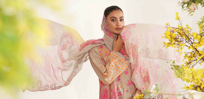 CRB-35 - Fully Stitched 3PC - Rang-e-Bahar Vol-03 Printed & Embroidered Lawn Collection by Charizma