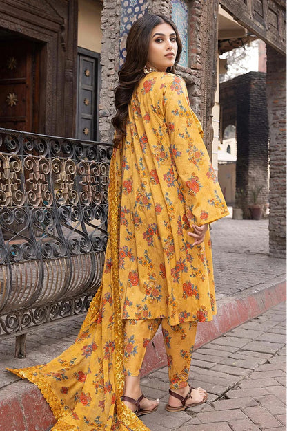 CRB23-06 - Rang-e-bahar Vol-01 - Fully Stitched 3PC Printed & Embroidered Lawn Collection by Charizma