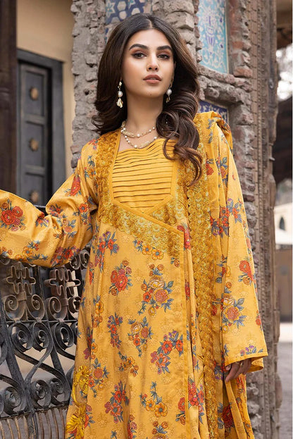 CRB23-06 - Rang-e-bahar Vol-01 - Fully Stitched 3PC Printed & Embroidered Lawn Collection by Charizma