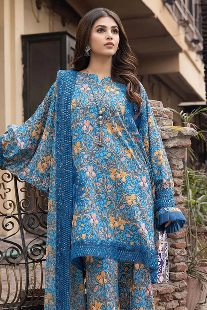 CRB23-10 - Rang-e-Bahar Vol-01 Fully Stitched 3PC Printed & Embroidered Lawn Collection by Charizma