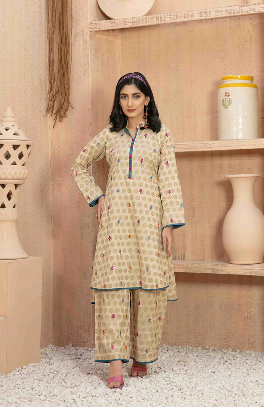 D-7720 - Readymade 2PC - Embroidered Viscose Paste Print Collection - VINA by Tawakkal (Pret)