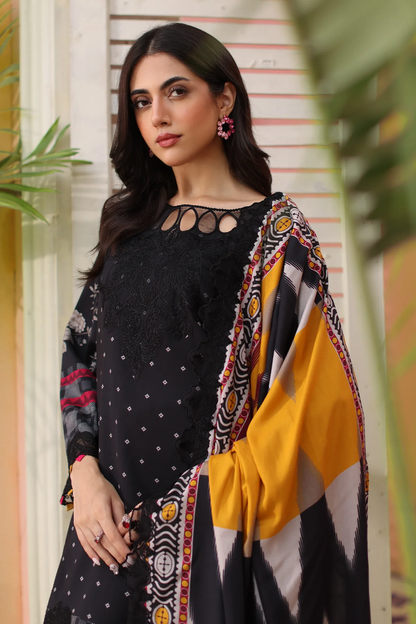 SHW4-03 - Fully Stitched 3PC - Printed & Embroidered Staple (Linen) Collection - SHEEN by Charizma