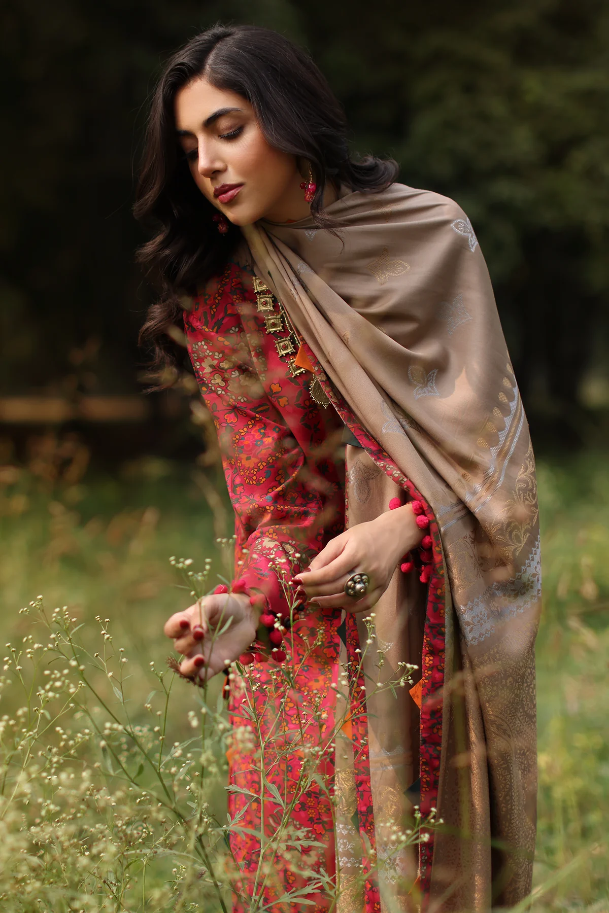 SPW4-09 - Fully Stitched 3PC - Printed Linen Collection - Signature Print by Charizma