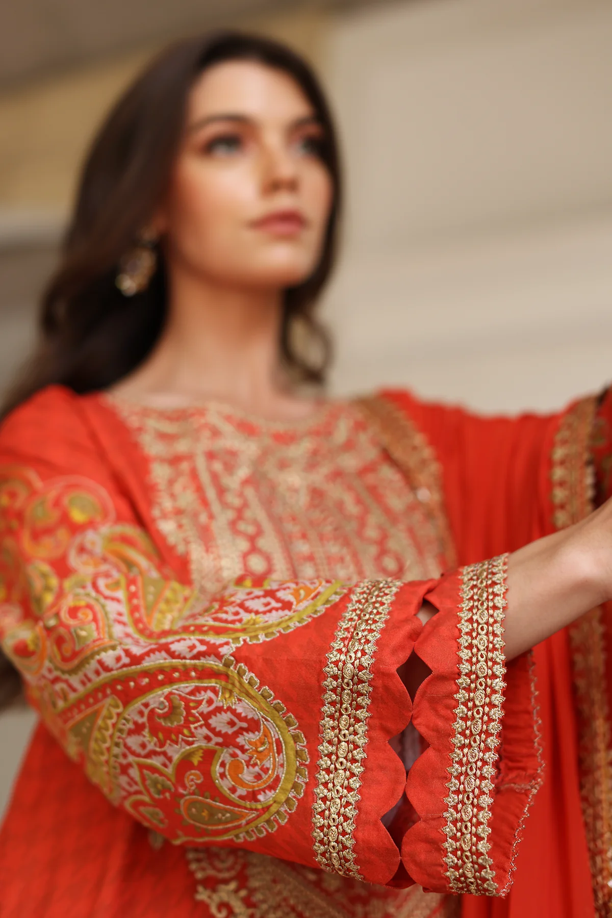 SR4-05 -  Fully Stitched 3PC - Signature Ramadan Edit - Embroidered Lawn Collection by Charizma