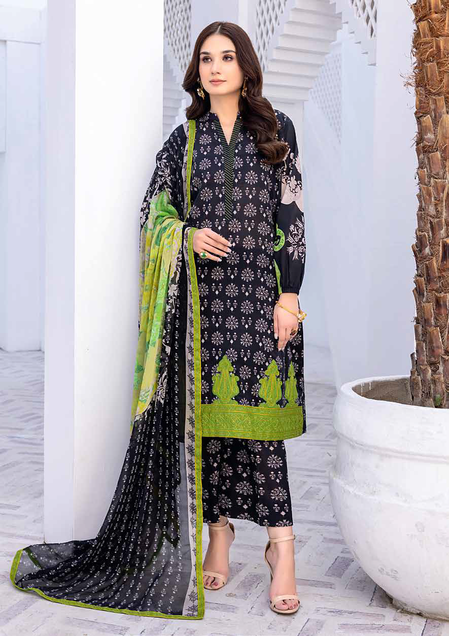 BWS-07 - Fully Stitched 3PC - ZAUQ - 2023 Printed & Embroidered Lawn Collection by Charizma